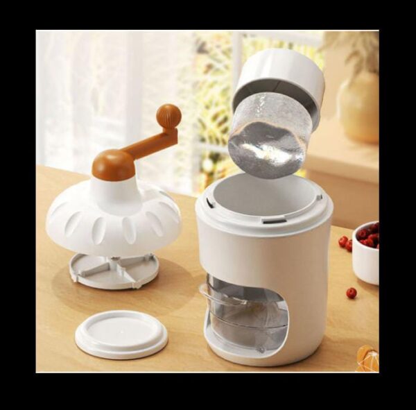 Manual Ice Crusher Machine Gola Maker For Home Easy To Use For Ladies